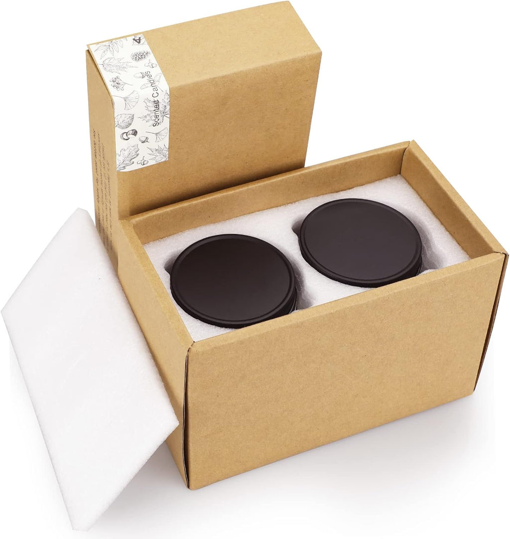 Candles for Home Scented, Scented Candles, Twilight Lavender and Sea Sage, 14.4 Oz- Pack of 2 with Amber Glass Jars Package, 100 Hour Burn Time, Soy Candles for Ideal Gifts for Various Festivals